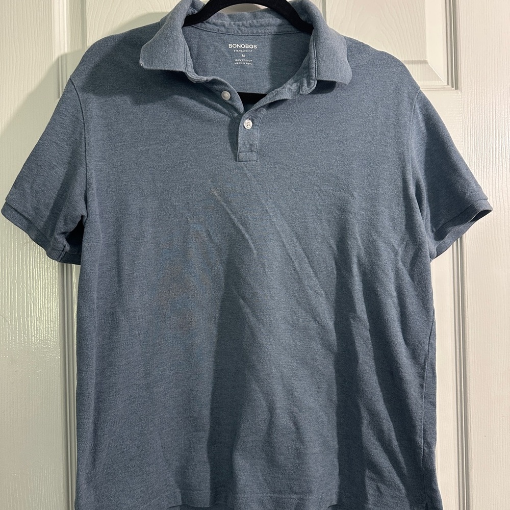 Bonobos Light Blue Cotton Polo